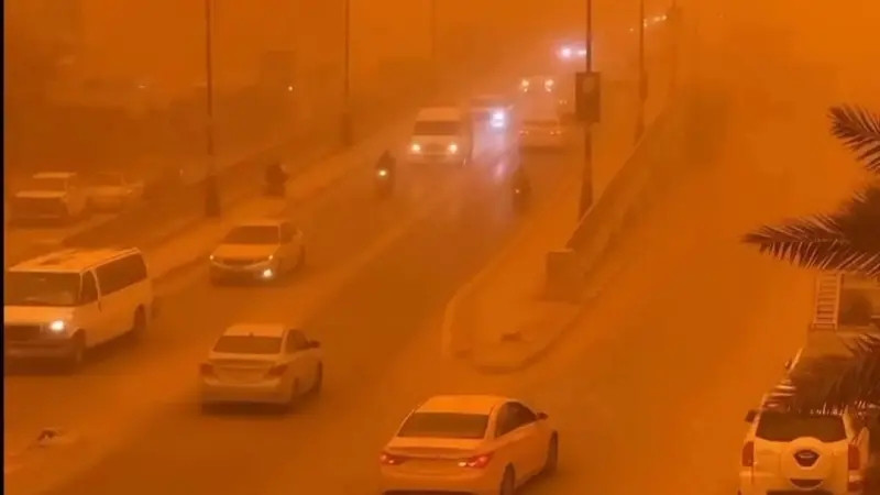 طقس العراق.. رياح وغبار وانخفاض بالحرارة