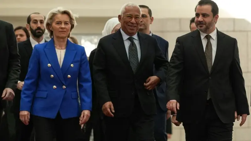 الشرع يلتقي وفدا أوروبيا رفيعا في دمشق