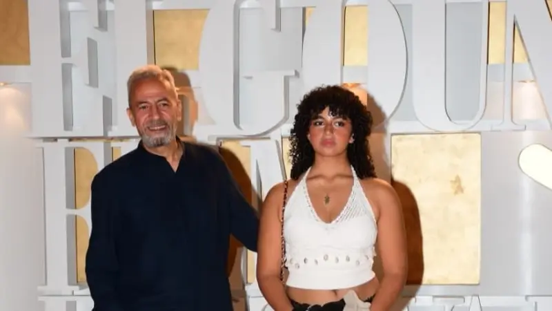 تصريحات صبري فواز تشعل الجدل بعد ظهوره مع ابنته في مهرجان الجونة