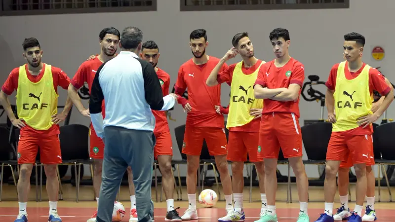 القنوات الناقلة لمباراة المغرب اليوم ضد أنغولا في كأس أمم إفريقيا داخل الصالات 2024