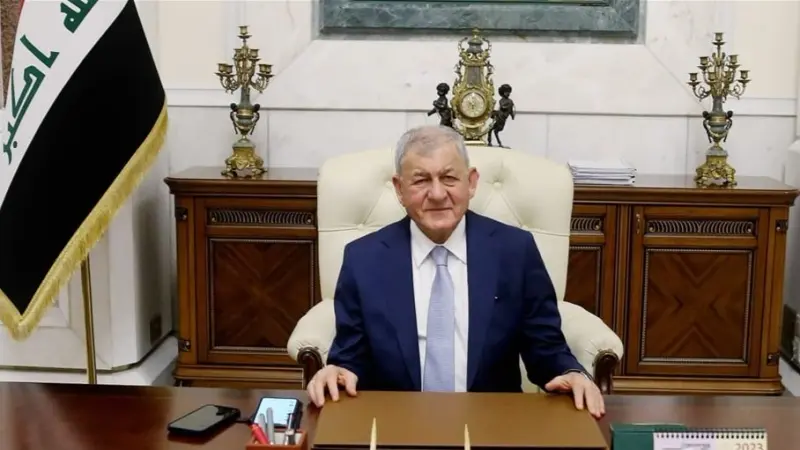 فيديو - حريق زفاف نينوى.. ماذا قال الرئيس العراقي حول الحادثة؟