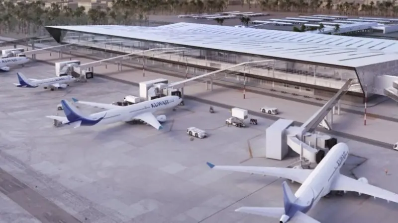 حريق ضخم في مطار الكويت بعد هجوم بمسيّرات إيرانية