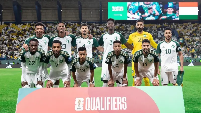 تشكيلة منتخب السعودية اليوم أمام طاجيكستان.. مانشيني يطارد التأهل المبكر للدور لمقبل