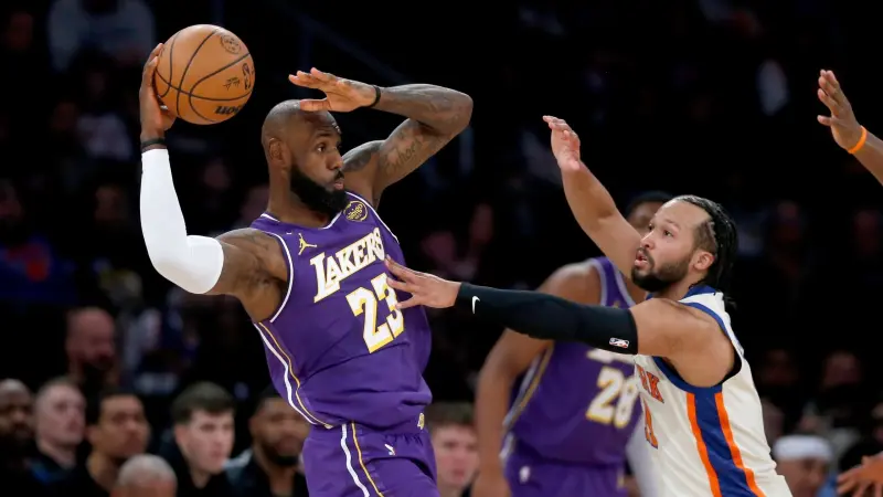 نيكس يفسد ليلة وداع ليبرون جيمس المحتملة لماديسون سكوير غاردن