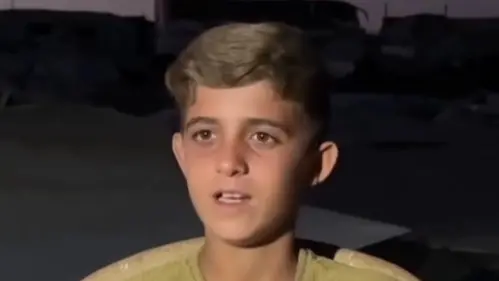 فيديو مؤثر من غزة.. طفل فقد عائلته: كبرت بسرعة هنا