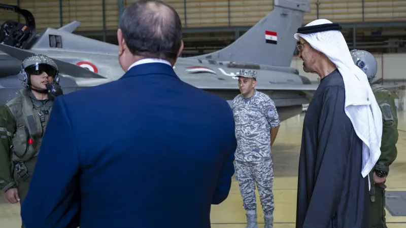 ما هي مفرزة المقاتلات التي تفقدها السيسي في الإمارات؟
