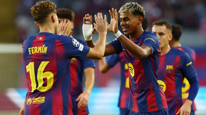 دوري أبطال أوروبا - برشلونة يكتسح أولمبياكوس قبل مواجهة ريال مدريد