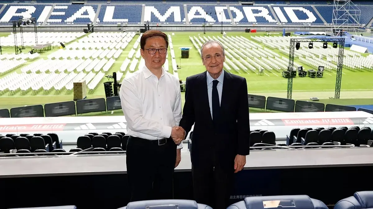 إدارة ريال مدريد تتدارك الموقف وتدعم اعتذار مبابي للشعب الصيني (أ ف ب) إدارة ريال مدريد تتدارك الموقف وتدعم اعتذار مبابي للشعب الصيني (أ ف ب)