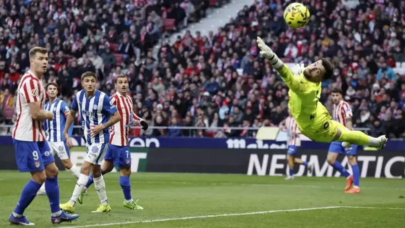 الدوري الإسباني - أتليتكو مدريد يحصد فوزا ثمينا أمام ألافيس