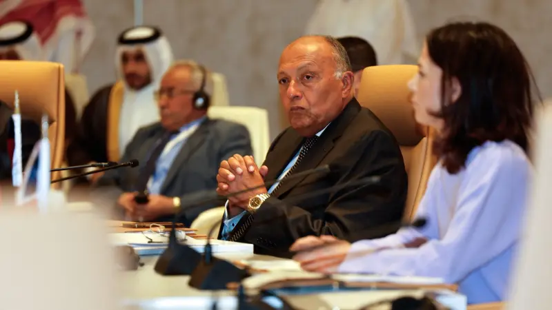 شكري: إسرائيل مستمرة في خلق مناخ ضاغط على الفلسطينيين