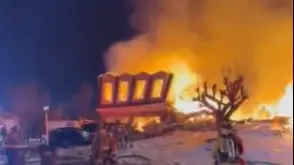 فيديو - 8 ضحايا في انفجار متجر ألعاب نارية بالصين