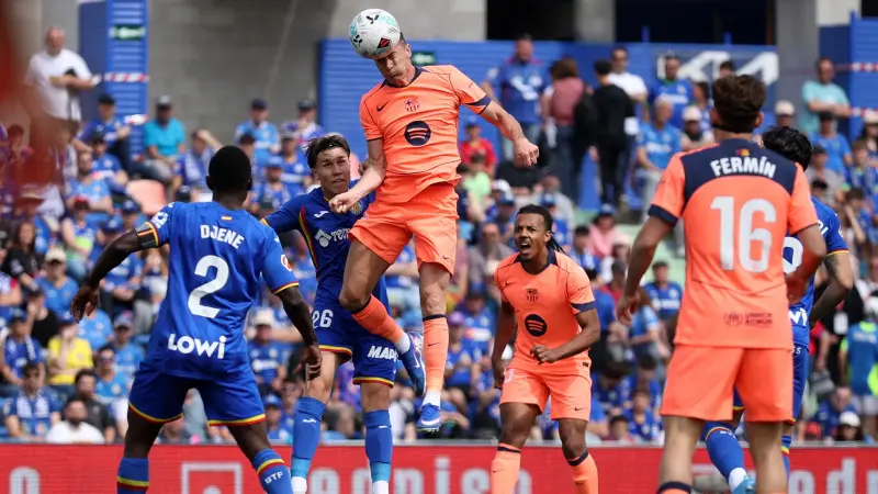 تقييم لاعبي برشلونة اليوم أمام خيتافي.. من الأفضل في غياب يامال؟