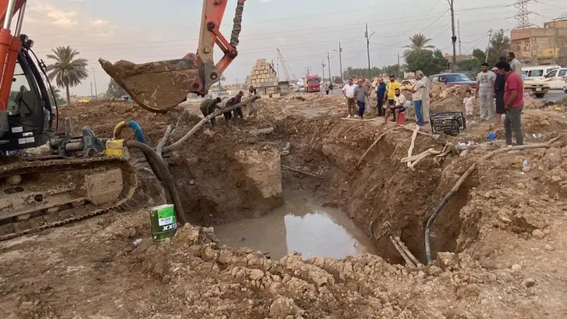 انقطاع الماء في بغداد.. أزمة تطال مناطق عدة