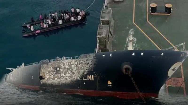 أنقذت مئات اللاجئين من الغرق.. الناقلة الكويتية "السالمي" تنجو من اعتداء إيراني