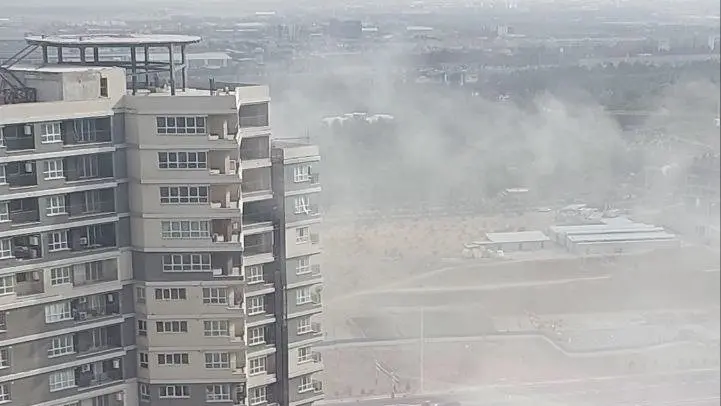 فيديو - 4 جرحى في انفجار غامض غربي طهران