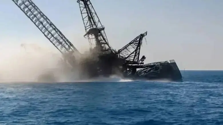 ما أسماء مصابي حادث غرق حفار البترول؟