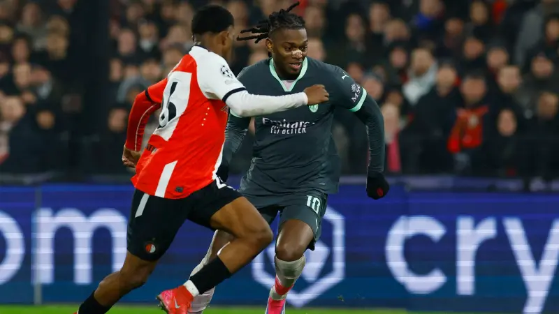 القنوات الناقلة لمباراة ميلان اليوم ضد فاينورد في دوري أبطال أوروبا مع الموعد والتشكيلة