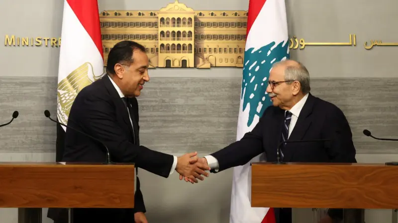 مدبولي: ندعم جهود حكومة لبنان لبسط سيطرتها على كامل أراضيها