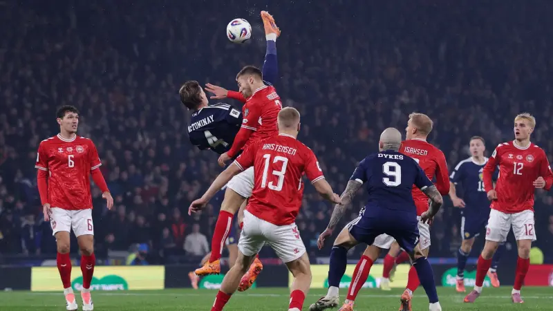 القنوات الناقلة لمباراة التشيك ضد الدنمارك اليوم في نهائي ملحق تصفيات كأس العالم 2026 أوروبا مع الموعد والتشكيلة