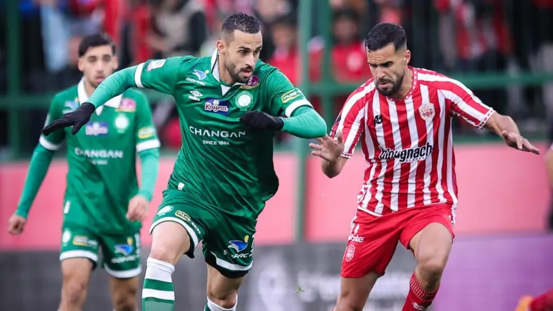 ترتيب الدوري المغربي.. خسارة الرجاء الأولى منذ عام كامل تشعل السباق
