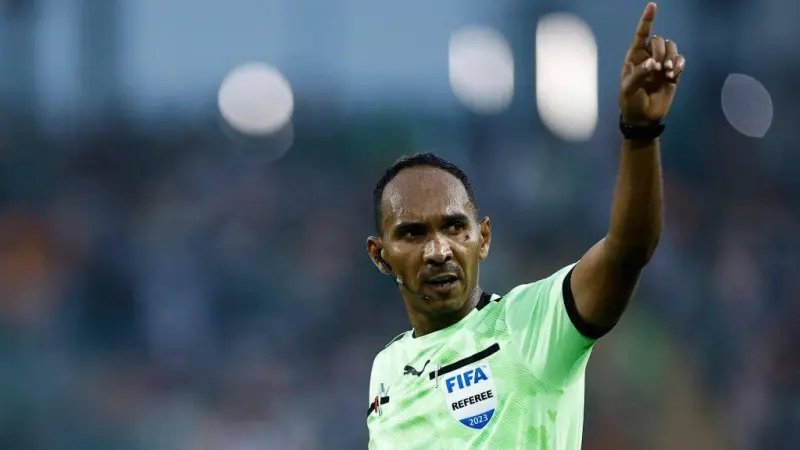 حكم مباراة مصر اليوم ضد غينيا بيساو في تصفيات كأس العالم 2026 إفريقيا.. صافرة سودانية