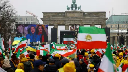 برلين تحتضن أكبر حشد تضامني مع الاحتجاجات في إيران