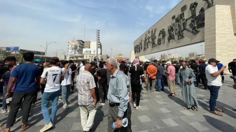 ذكرى الاحتجاجات الكبرى.. تظاهرات في بغداد ضد قانون الانتخابات