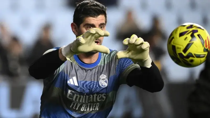 ريال مدريد يكشف طبيعة إصابة كورتوا.. هل انتهى موسمه؟