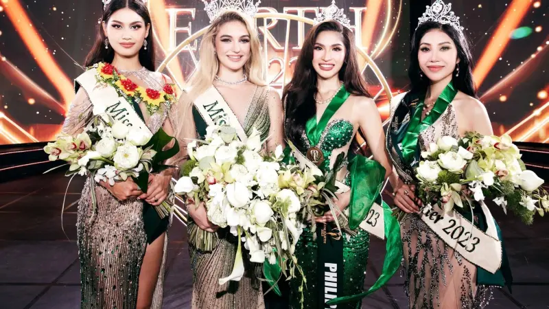 الألبانية دريتا زيري تفوز بمسابقة ملكة جمال الأرض 2023