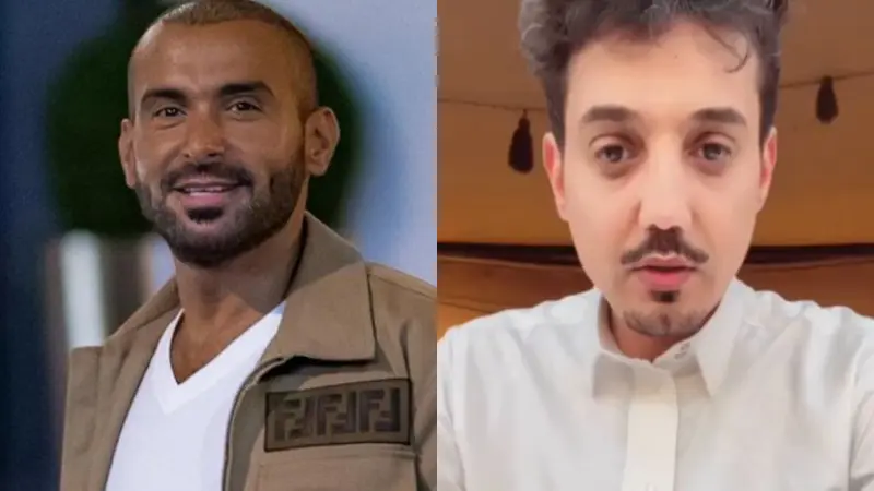 فيديو - بعيدا عن الإعلام والتصوير.. فهد الرويس يعلن تصالحه مع يزيد الراجحي