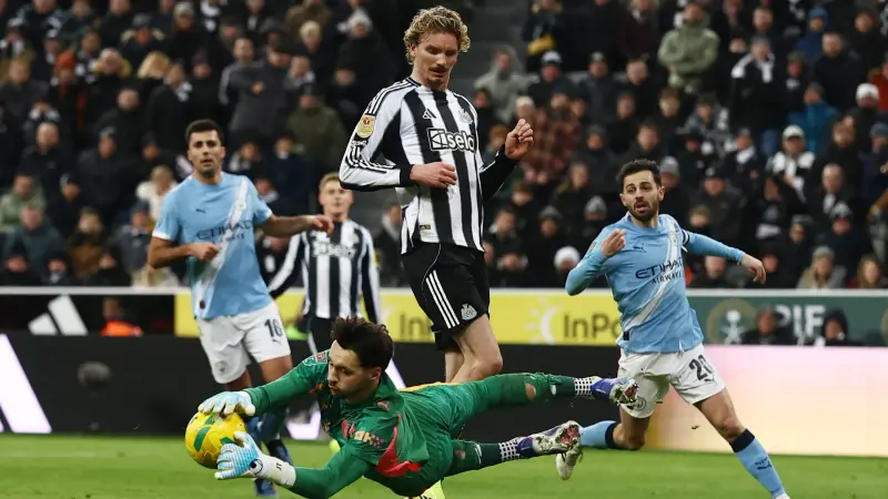 موعد مباراة مانشستر سيتي ضد نيوكاسل في كأس رابطة المحترفين الإنجليزية والقنوات الناقلة