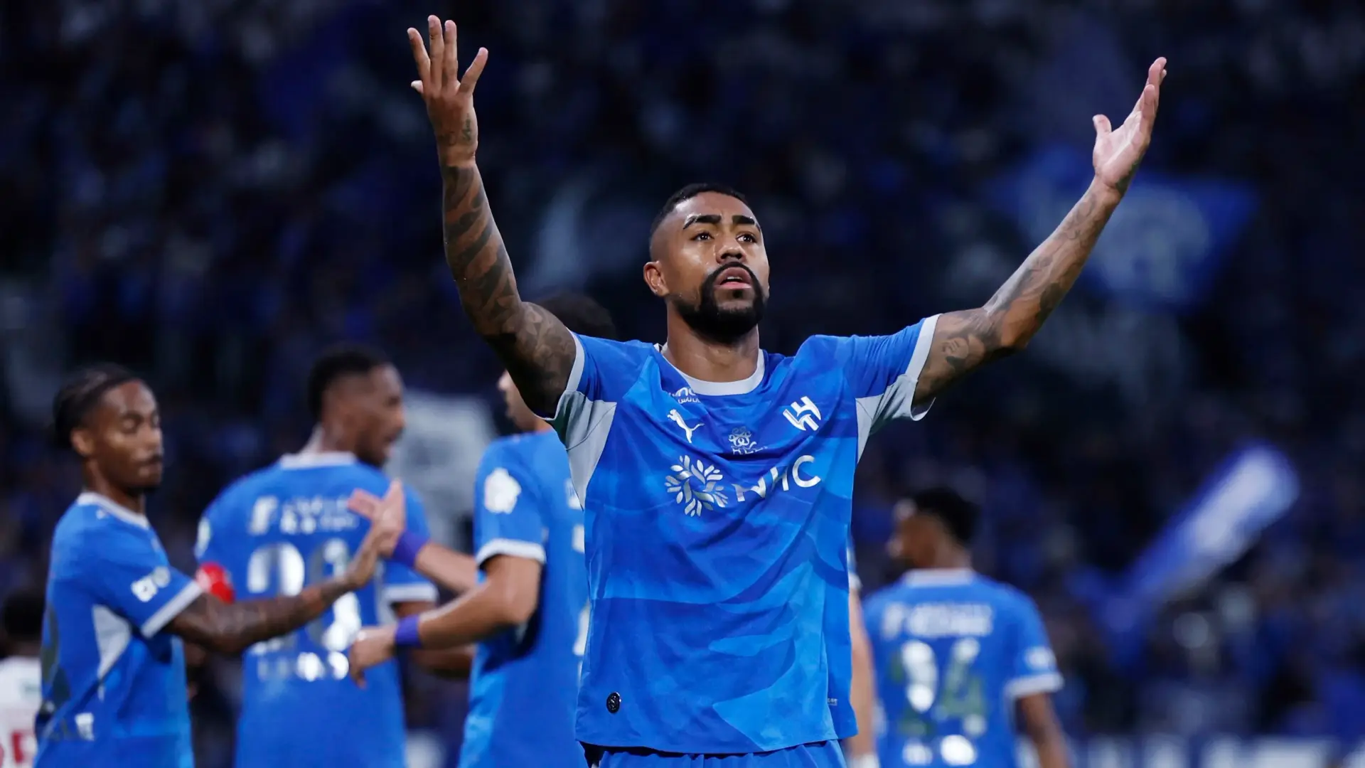 الهلال يتطلع لتحقيق العلامة الكاملة في ثاني جولات دوري روشن (رويترز) الهلال يتطلع لتحقيق العلامة الكاملة في ثاني جولات دوري روشن (رويترز)