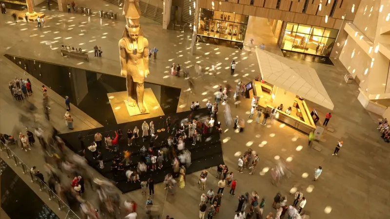 ما حقيقة حريق المتحف المصري الكبير؟