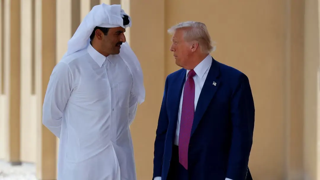 ترامب أشاد بدور قطر في دعم الحوار بين أميركا وإيران (رويترز) ترامب أشاد بدور قطر في دعم الحوار بين أميركا وإيران (رويترز)