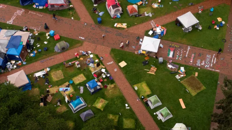 هل تؤثر الاحتجاجات الجامعية على الانتخابات الرئاسية الأميركية؟