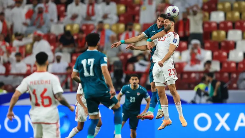موعد مباراة العراق ضد الإمارات في إياب ملحق تصفيات كأس العالم 2026 آسيا والقنوات الناقلة