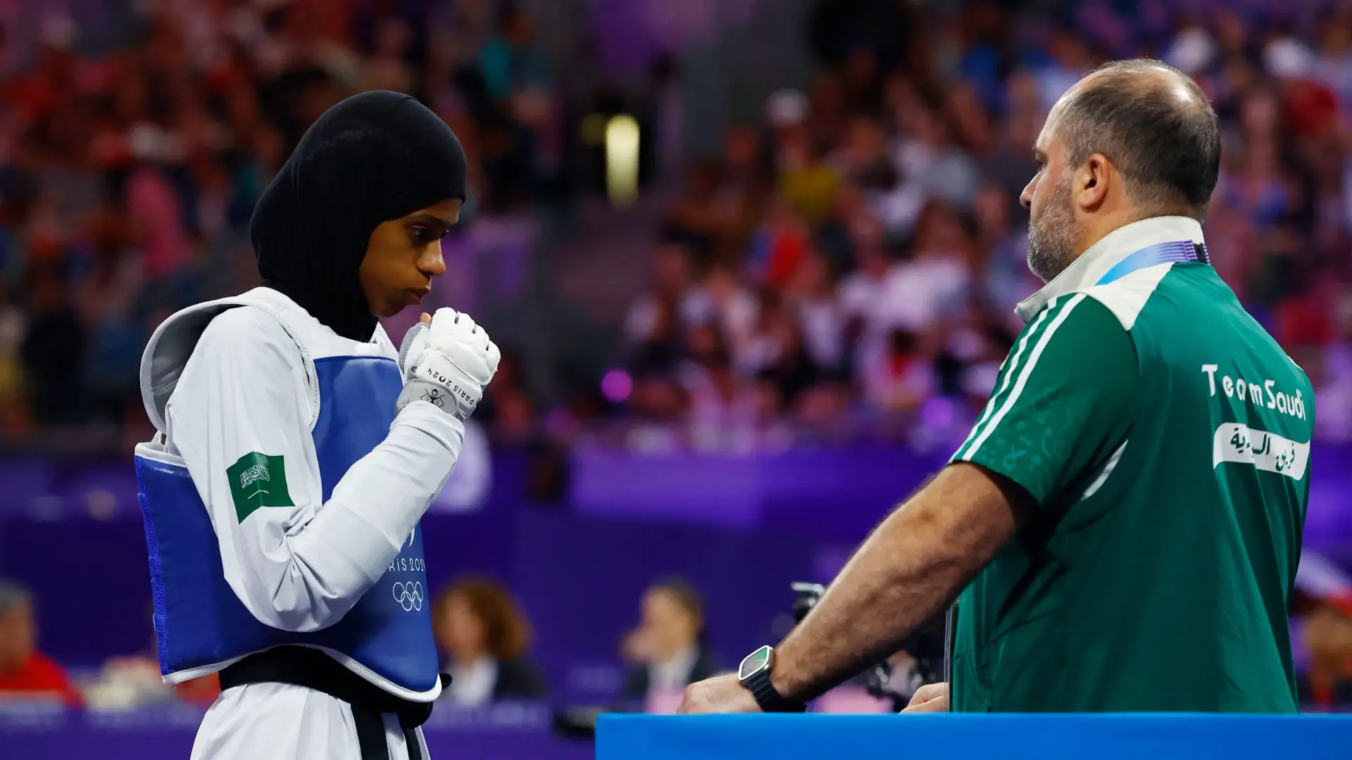 أولمبياد باريس 2024 - السعودية دنيا أبو طالب تخسر برونزية التايكوندو ...
