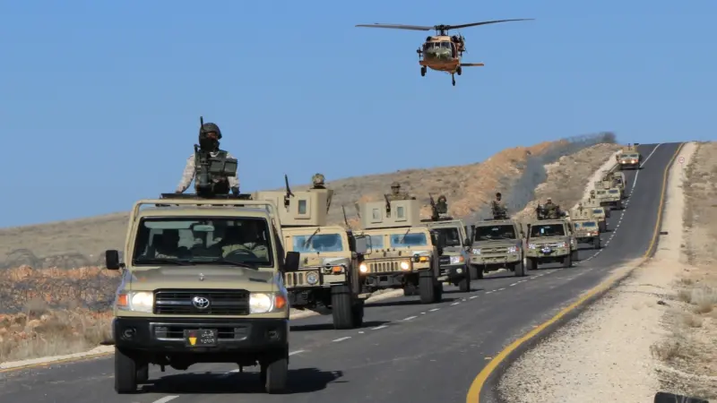 صورة - مقتل 3 مسلحين خلال اشتباك مع حرس الحدود الأردني