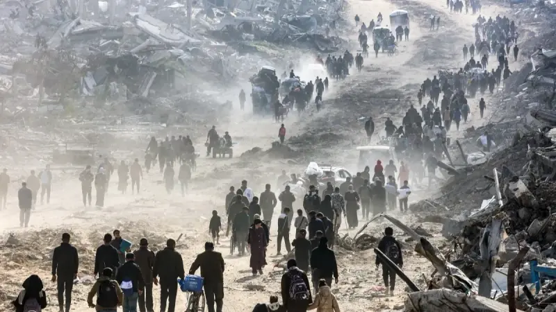 مدينة أنقاض.. صدمة سكان غزة عند العودة إلى منازلهم بعد الحرب