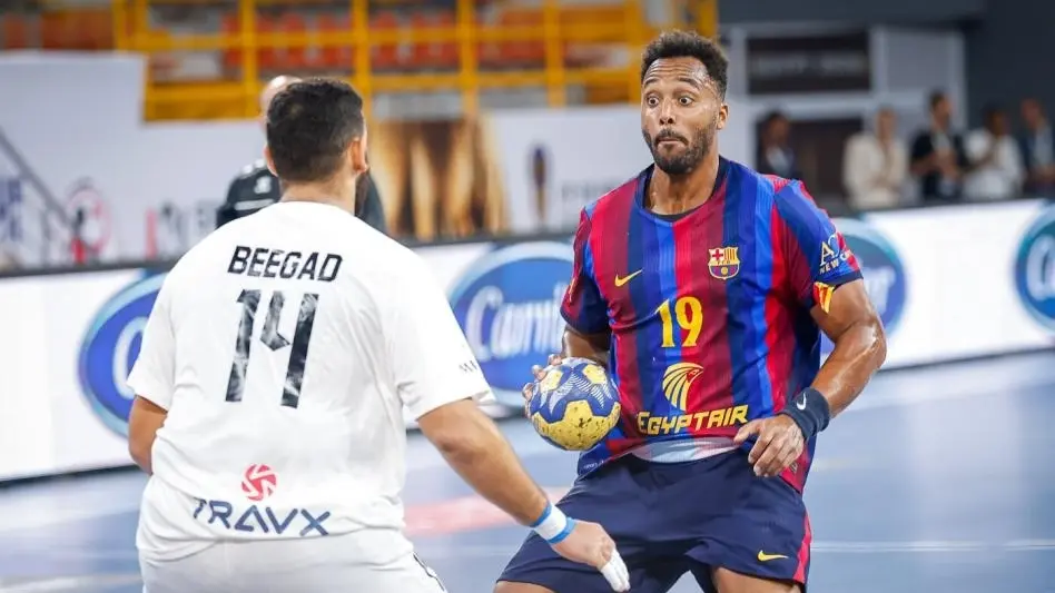 برشلونة يواصل حملة الدفاع عن لقبه بنجاح (IHF) برشلونة يواصل حملة الدفاع عن لقبه بنجاح (IHF)
