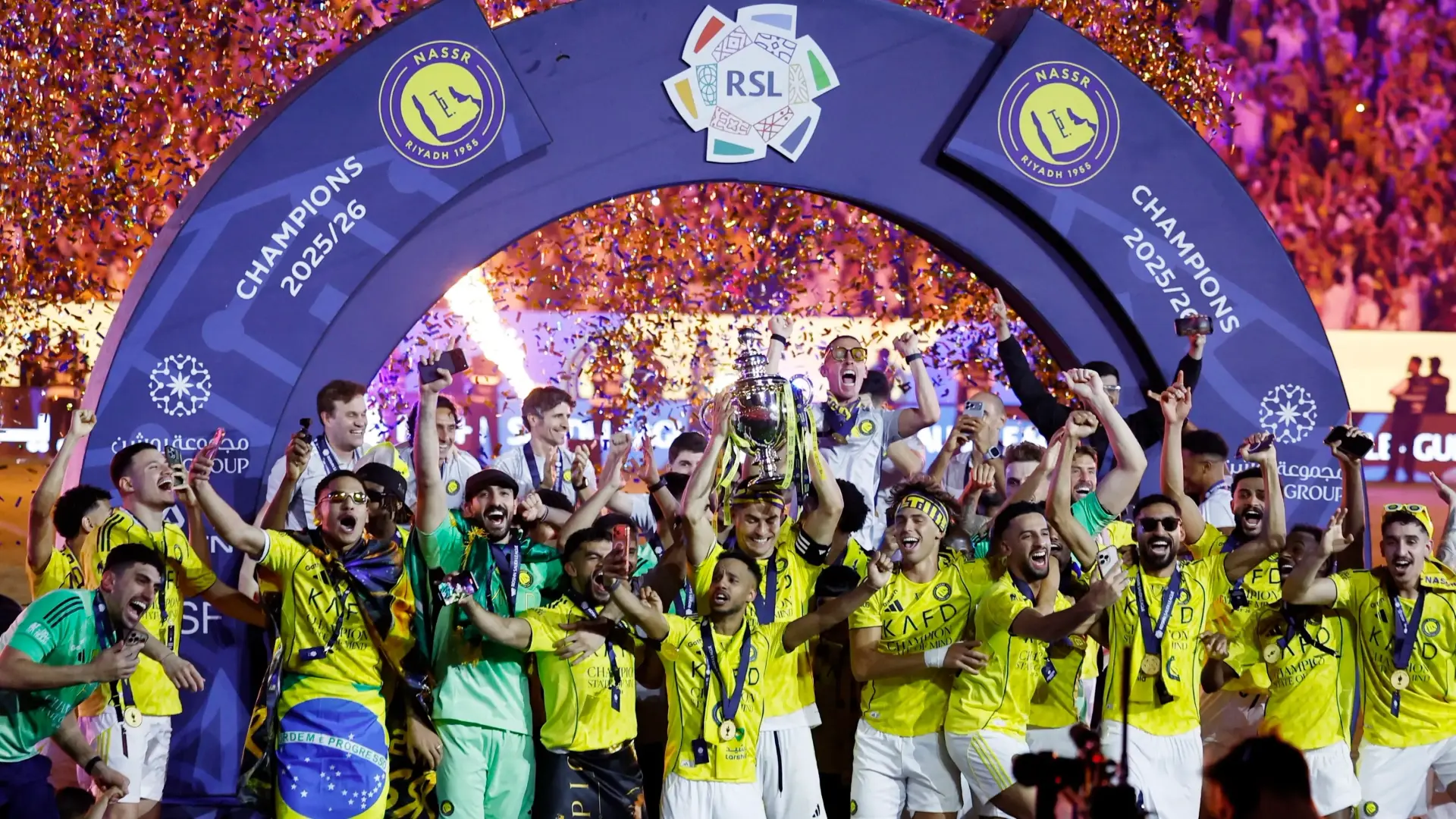 النصر السعودي يستعد لموسم 2026-2027 (رويترز) النصر السعودي يستعد لموسم 2026-2027 (رويترز)