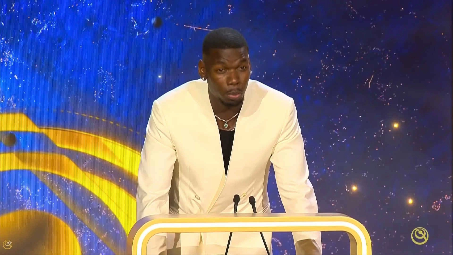 بوغبا يخطف جائزة أفضل عودة في غلوب سوكر ويوجه رسالة لرونالدو 