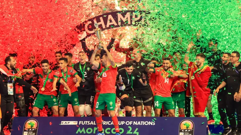 جدول الترتيب النهائي لبطولة كأس أمم إفريقيا داخل الصالات 2024 بعد تتويج المغرب باللقب