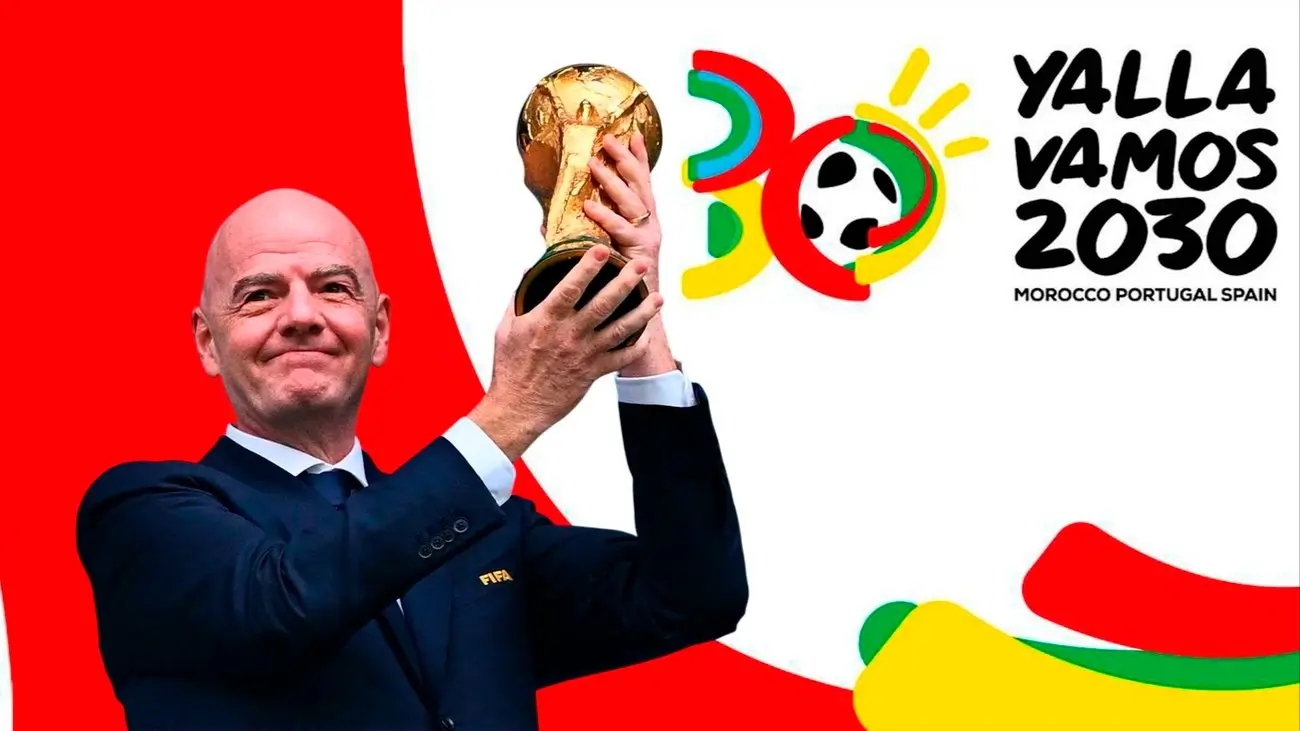 أزمة سبتة تحدث لغطا إسبانيا بخصوص تنظيم كأس العالم 2030 في المغرب وإسبانيا والبرتغال (إكس) أزمة سبتة تحدث لغطا إسبانيا بخصوص تنظيم كأس العالم 2030 في المغرب وإسبانيا والبرتغال (إكس)