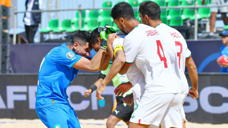 القنوات الناقلة لمباراة المنتخب المغرب اليوم في كأس إفريقيا لكرة القدم الشاطئية 2024 مع الموعد