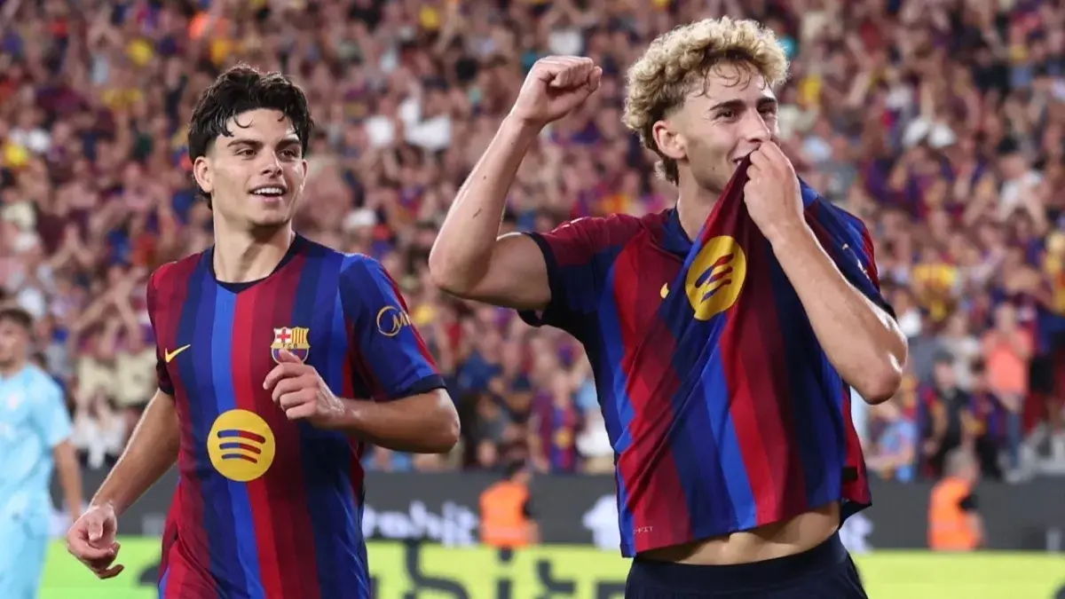 برشلونة في مواجهة قوية اليوم ضد رايو فايكانو (أ ف ب) برشلونة في مواجهة قوية اليوم ضد رايو فايكانو (أ ف ب)
