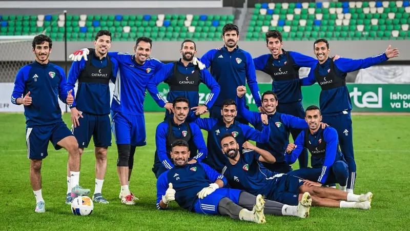 القنوات الناقلة لمباراة الكويت ضد أوزبكستان الودية اليوم مع الموعد والتشكيلة