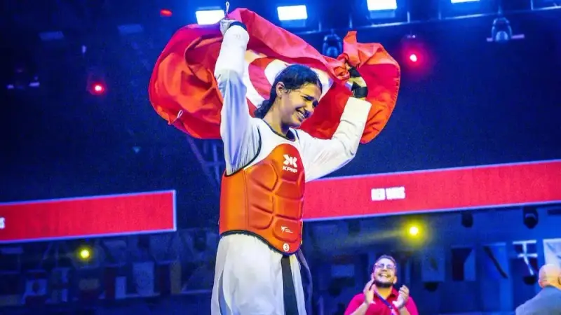 وفاء المسغوني تمنح تونس ذهبية ثمينة في بطولة العالم للتايكوندو