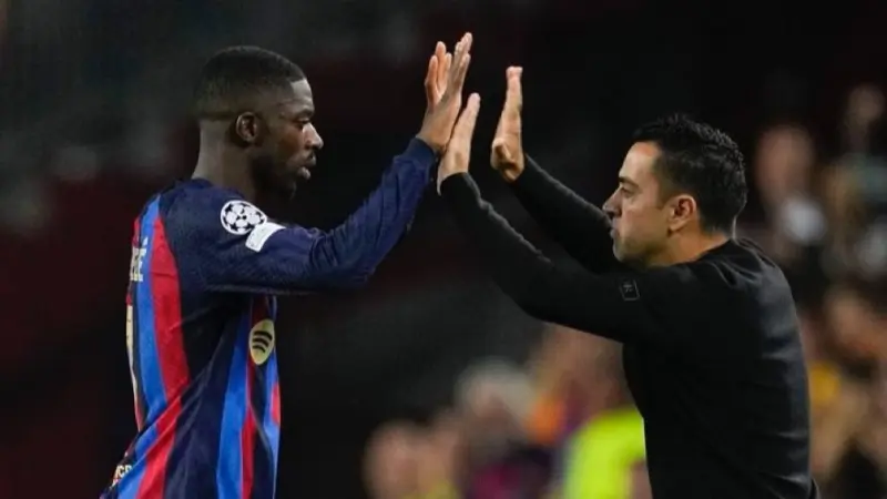 تشافي يحذر عثمان ديمبلي من مصير نيمار