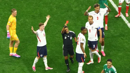 related_news_inside_blogsكأس العالم 2026 - ضربة قوية لمنتخب إنجلترا قبل مواجهة النرويج.. إيقاف نجم الدفاع لمباراتين